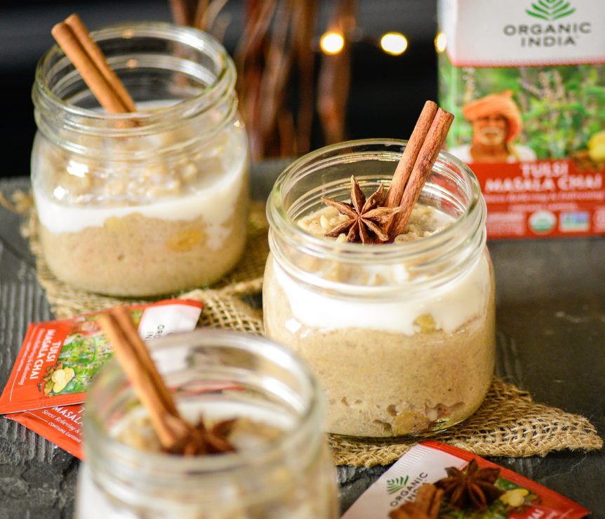 Chai-spiced rice pudding
