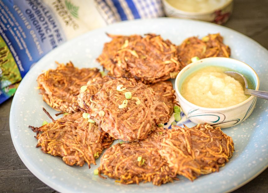 Sweet potato latkes