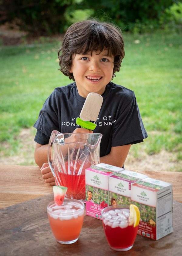 Tulsi Coolers featuring organic india tulsi-based teas