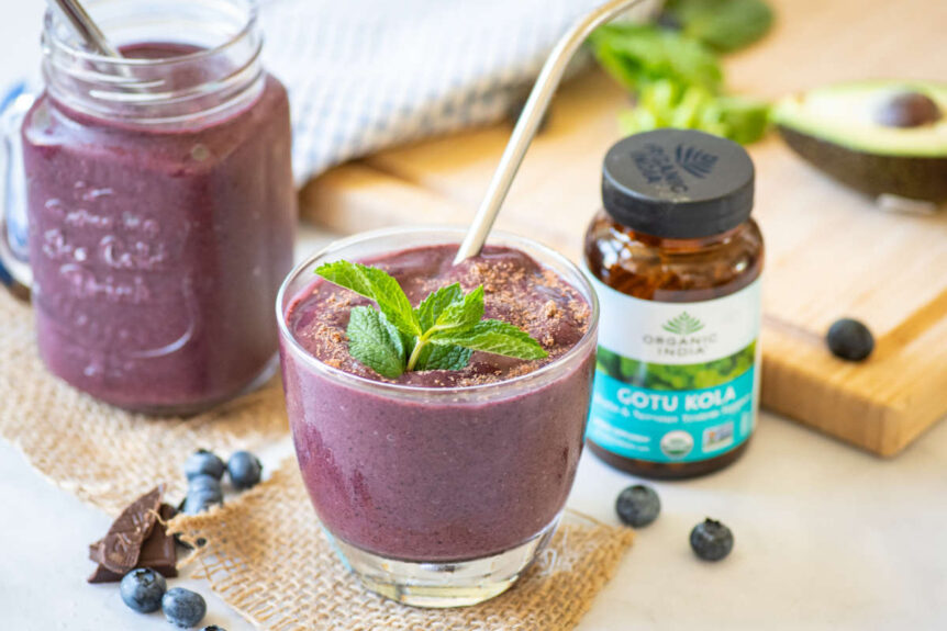 Vegan smoothie recipes brain boosting smoothie with gotu kola