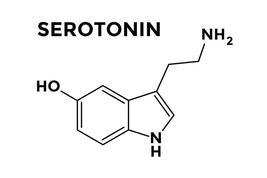 Serotonin molecule
